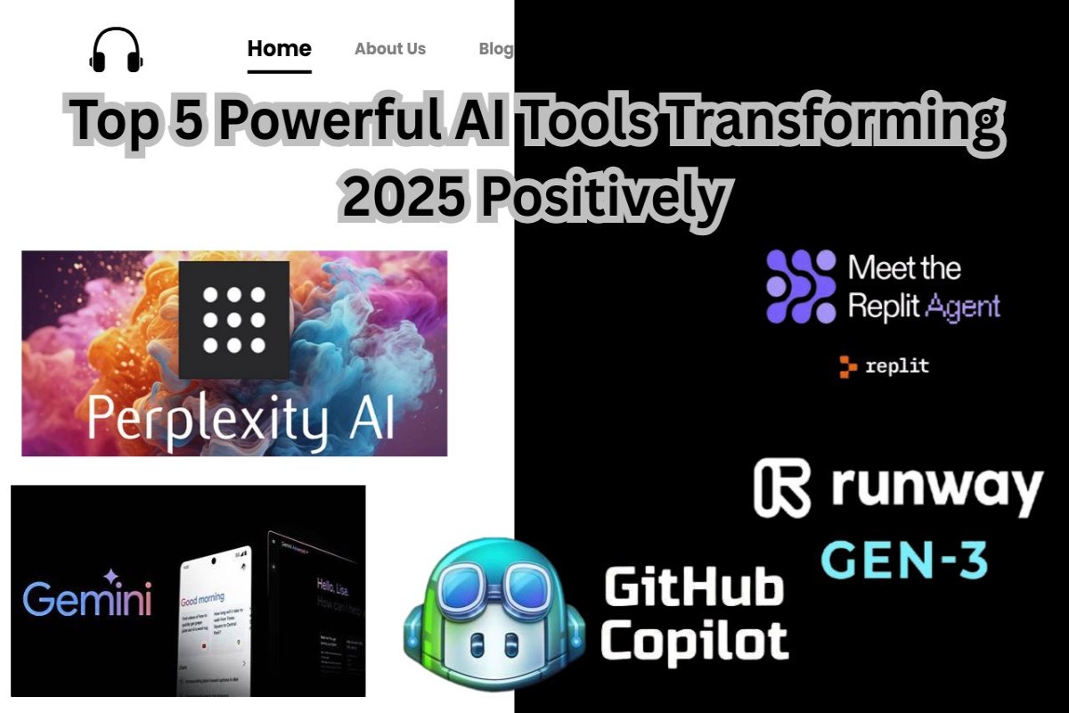 Here is the top 5 AI Tool that transforming 2025 positively