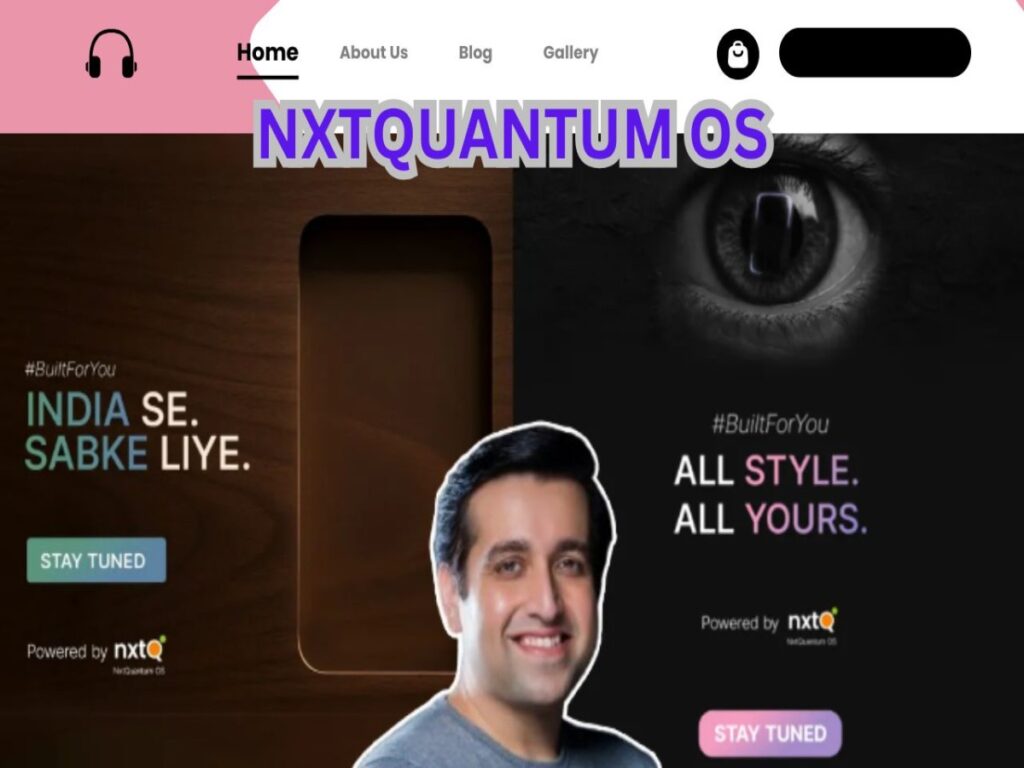 Madhav Sheth launching NXTQUANTUM OS in India